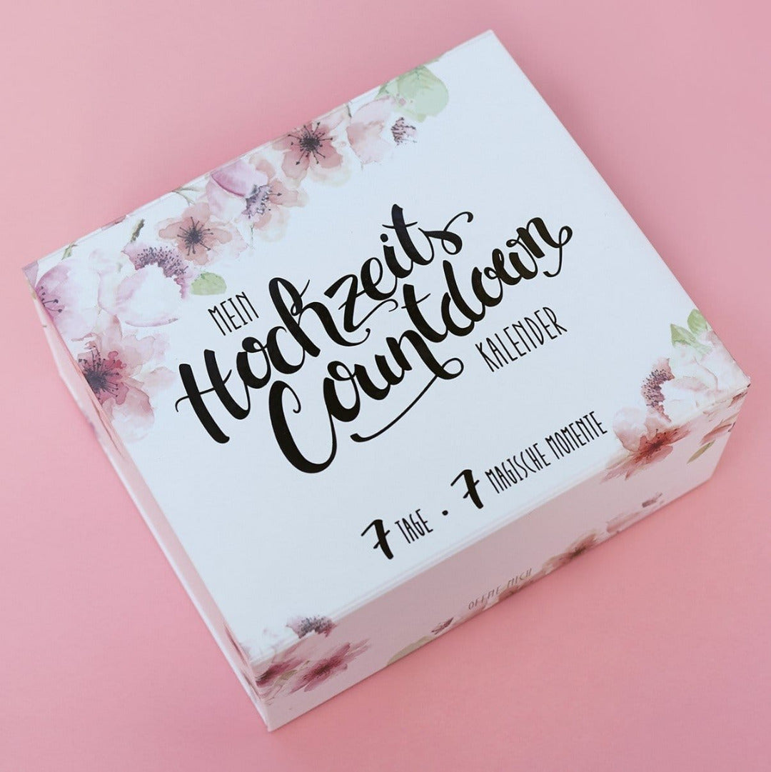 Hochzeits Countdown Kalender