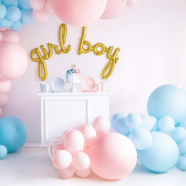 XL Luftballon rund rosa