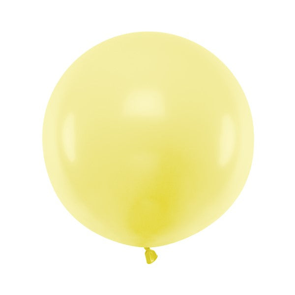 XL Luftballon rund gelb
