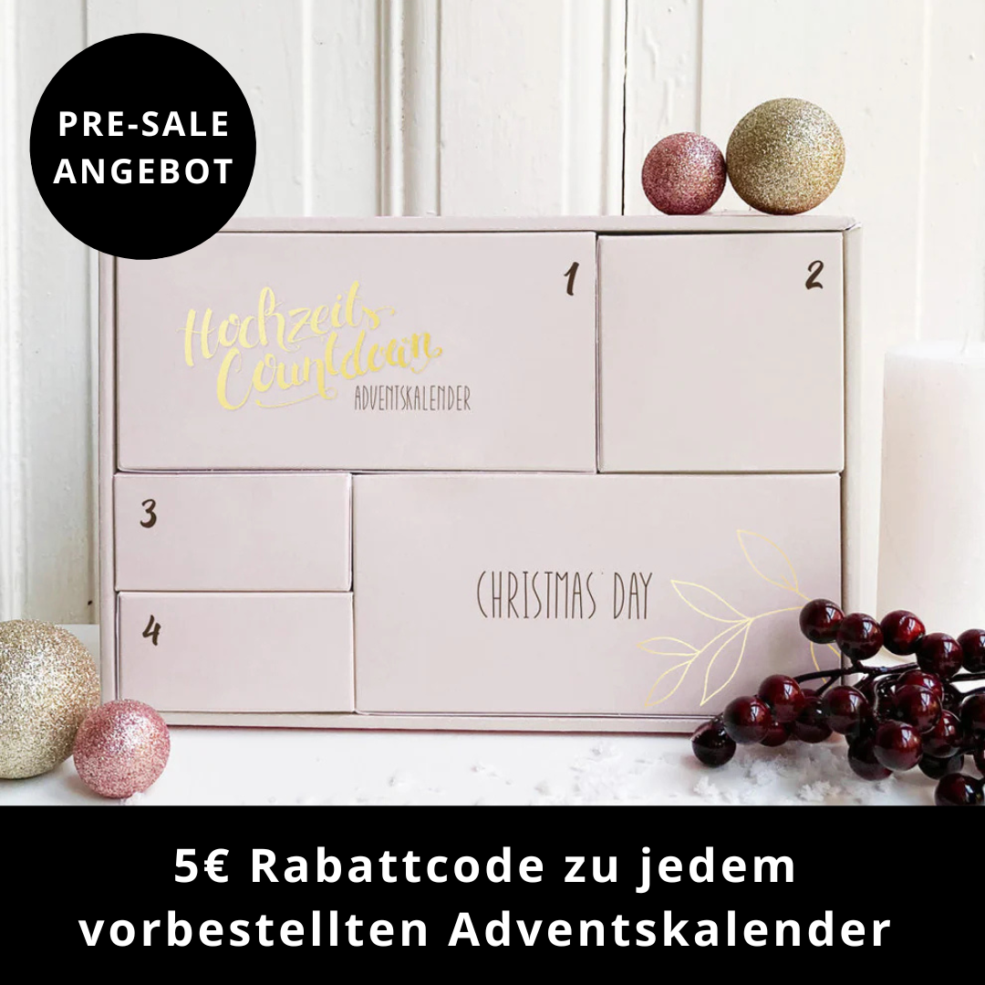 PRE-SALE: Adventskalender für die Braut