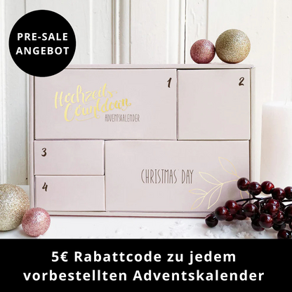 PRE-SALE: Adventskalender für die Braut