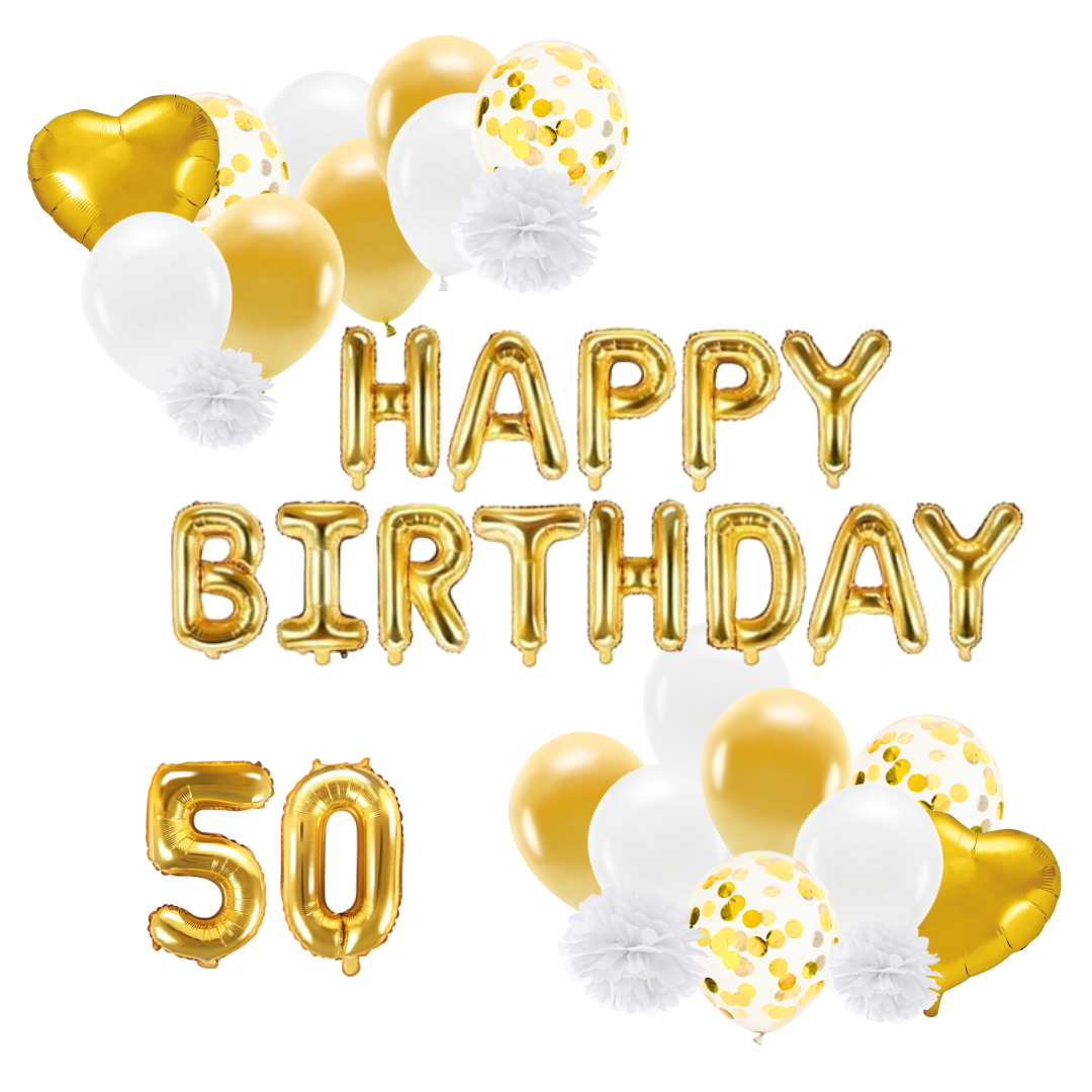 50-geburtstagsdeko-gold-gross-raum