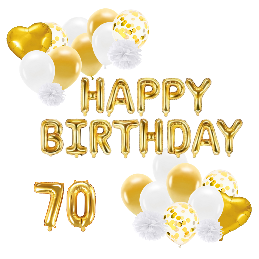 70-geburtstagsdeko-gold-gross-raum