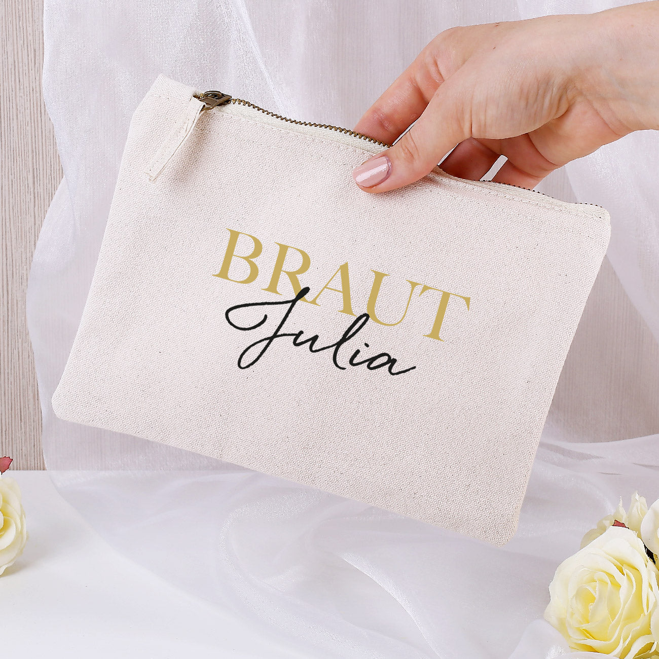 Personalisiertes Beautycase Braut mit Namen