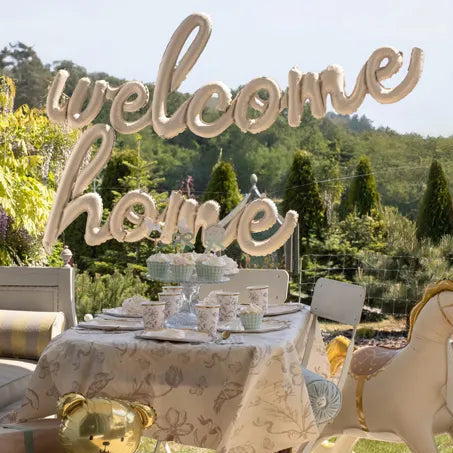 Folienballon Baby Welcome Home