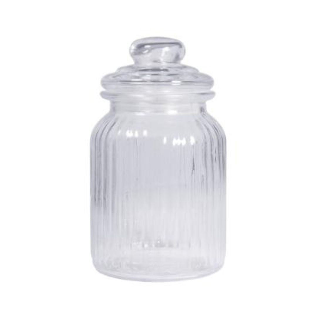 Candy Bar Glas mit Deckel mittel