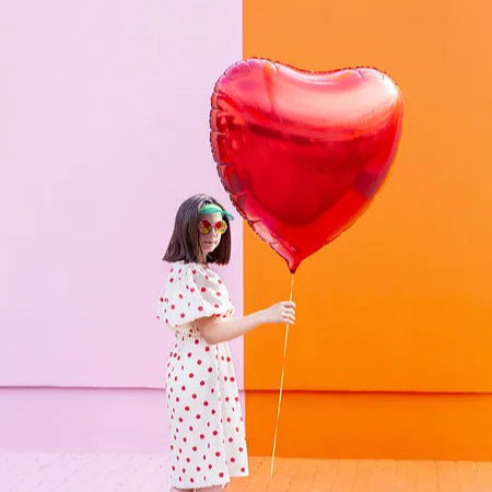 XXL Folienballon Hochzeit in Herzform als Highlight deiner Deko