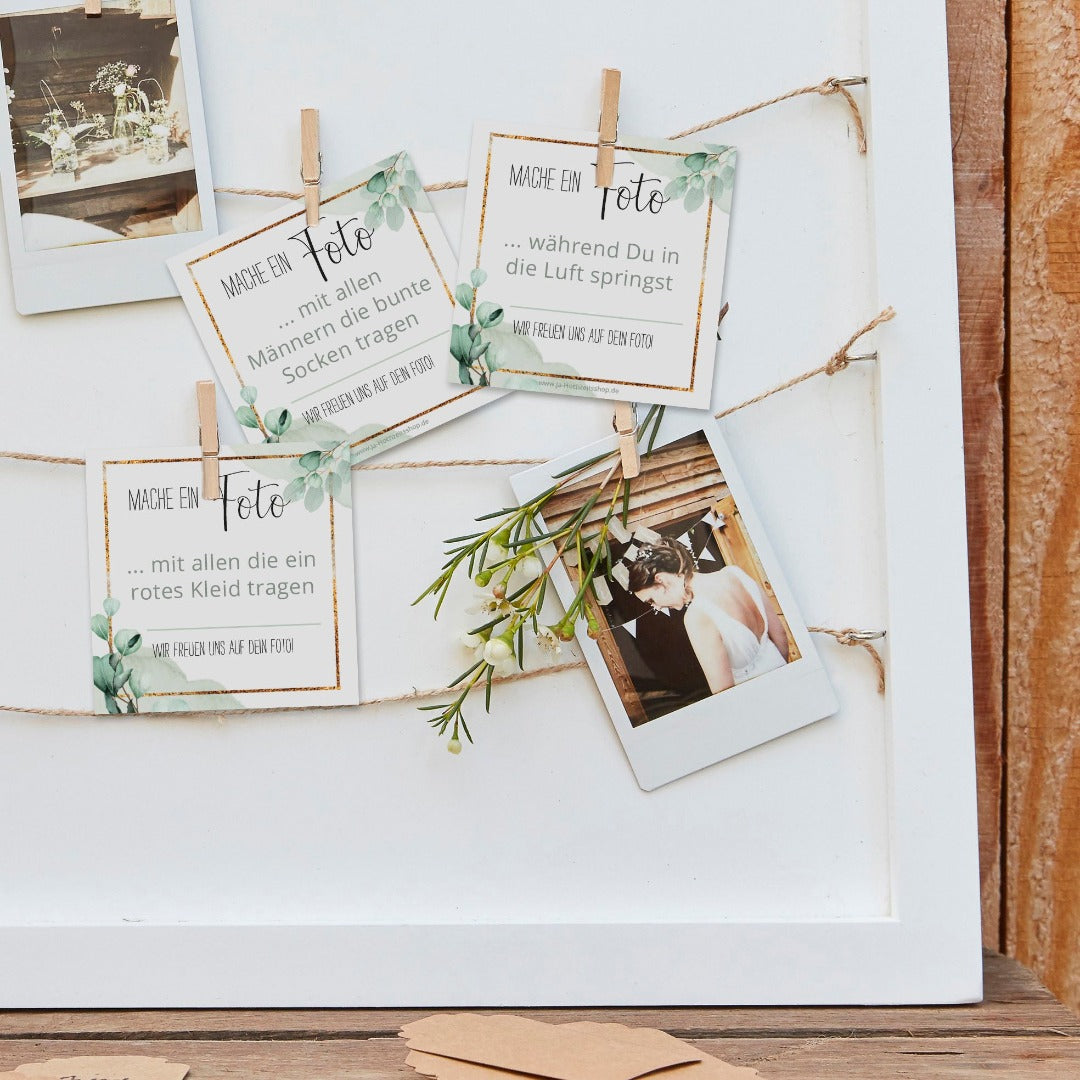 fotobox spielkarten hochzeit ideen