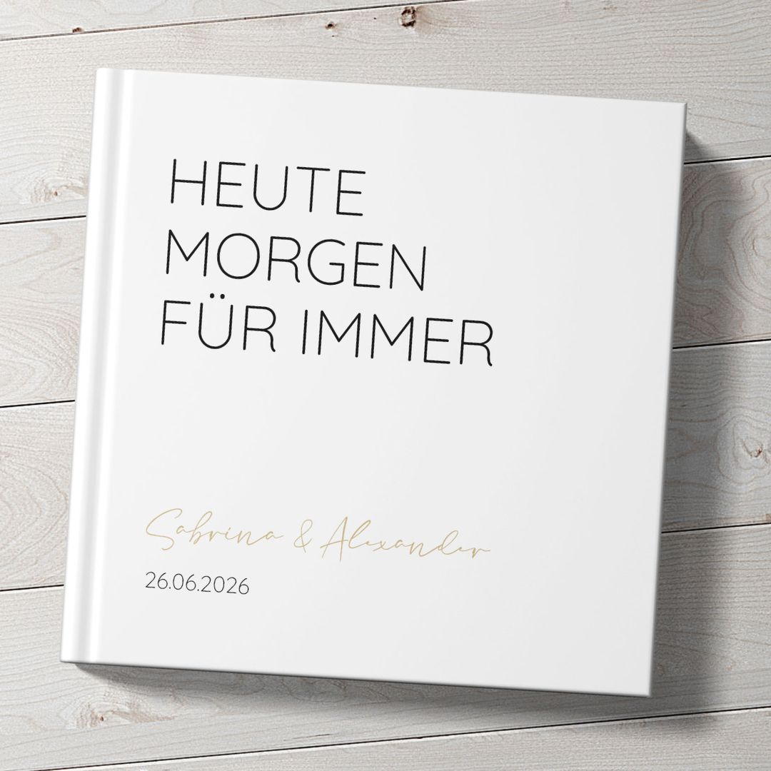 Personalisiertes Gästebuch Für immer
