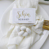 Gastgeschenk Hochzeit I mit 5 italienischen Mandeln I