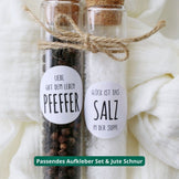 Gastgeschenk Hochzeit Salz & Pfeffer I 24 Stück I