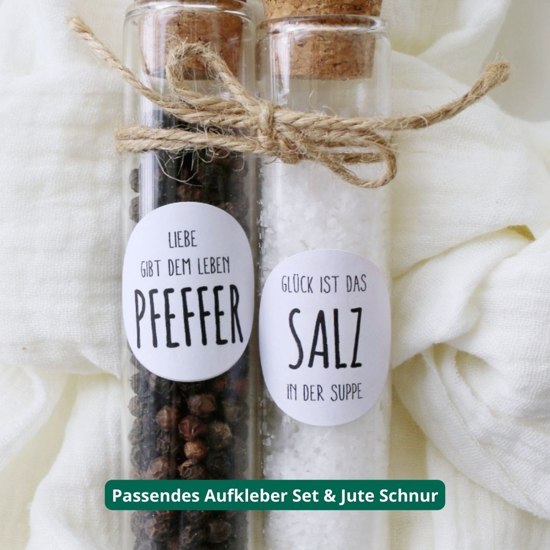 Gastgeschenk Hochzeit Salz & Pfeffer I 24 Stück I