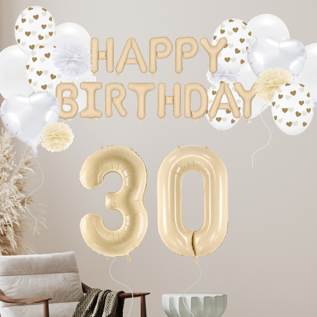 Geburtstagsdeko Set zum 30. Geburtstag