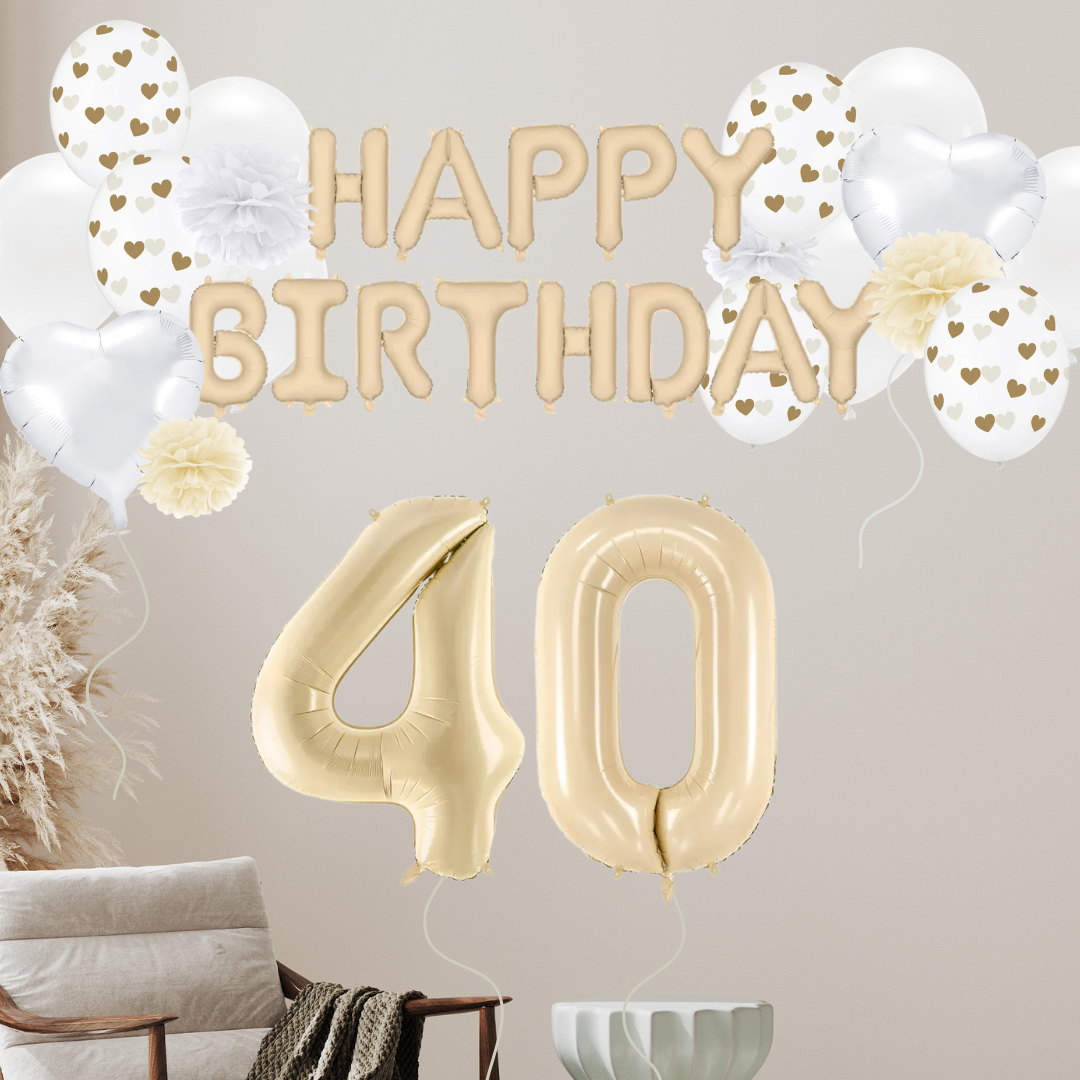 Geburtstagsdeko Set zum 40. Geburtstag