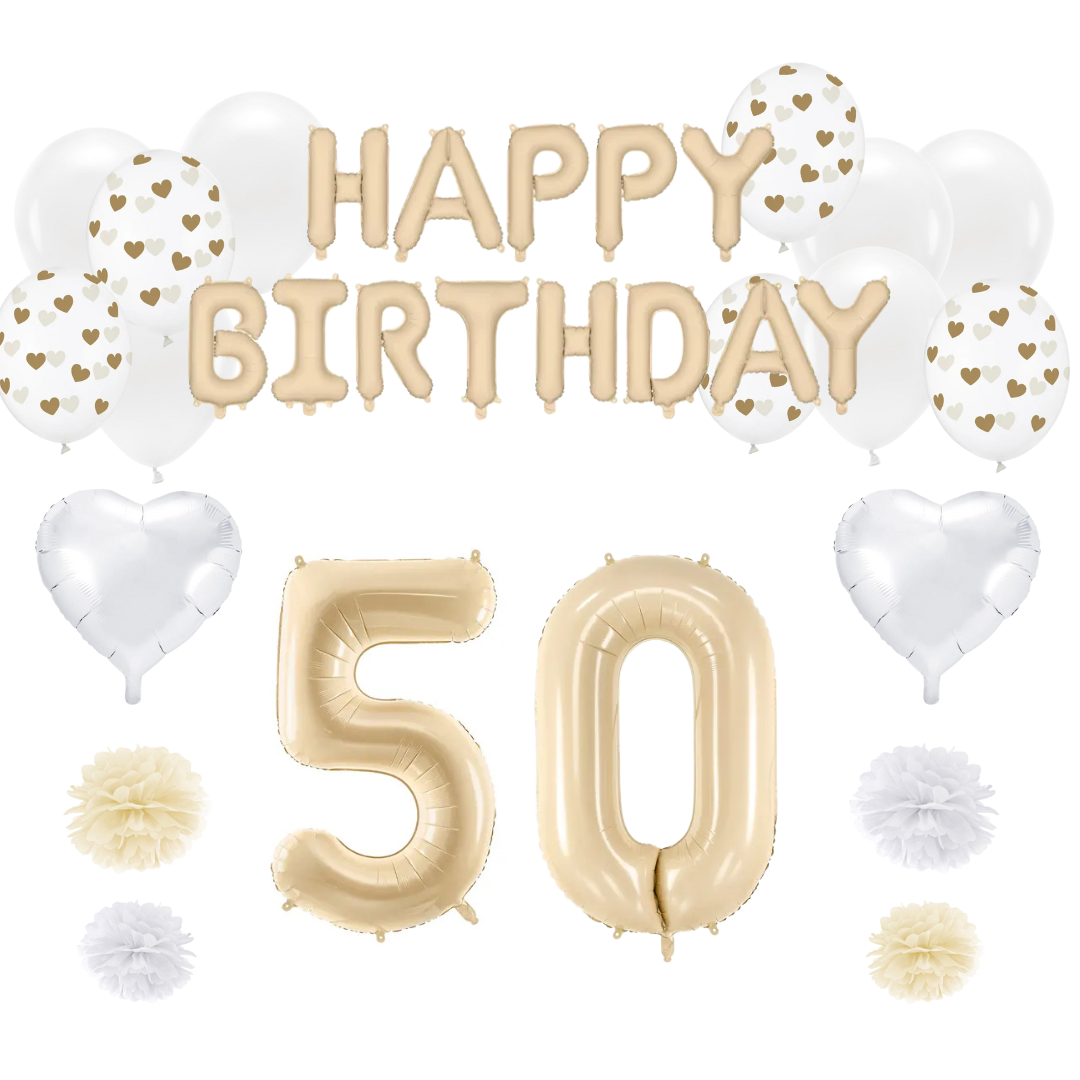 Geburtstagsdeko Set zum 50. Geburtstag