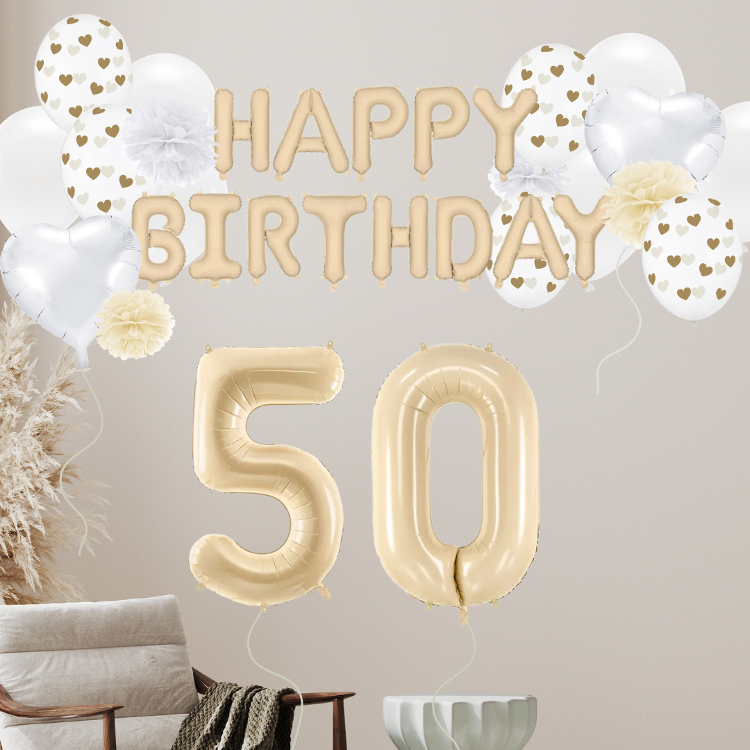 Geburtstagsdeko Set zum 50. Geburtstag