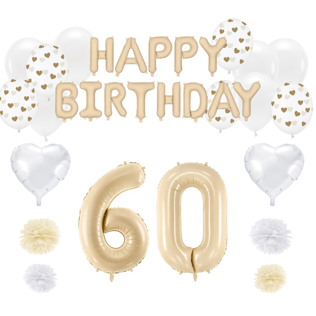 Geburtstagsdeko Set zum 60. Geburtstag