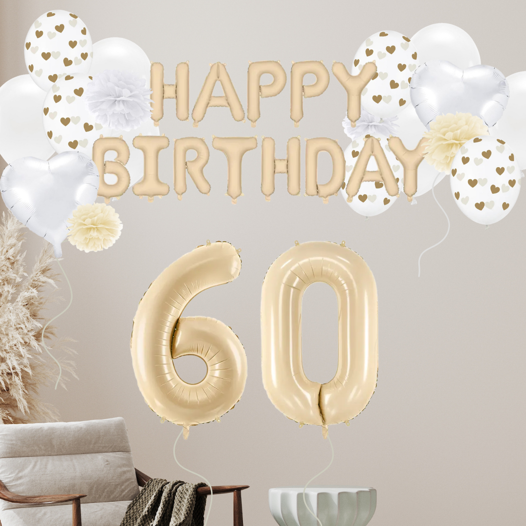 Geburtstagsdeko Set zum 60. Geburtstag
