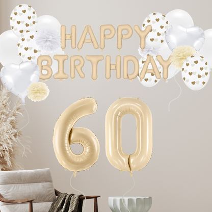 Geburtstagsdeko Set zum 60. Geburtstag