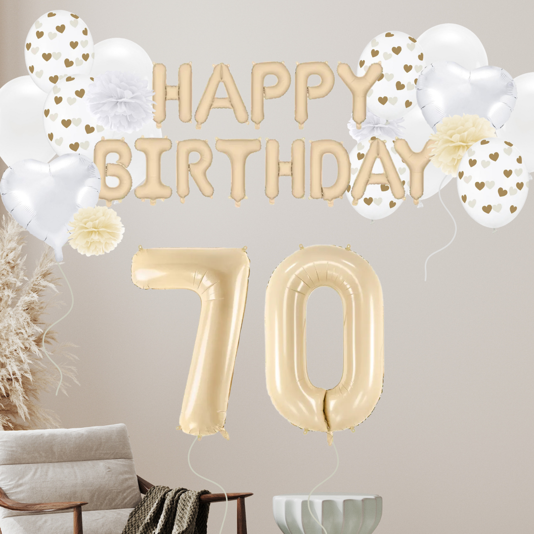 Geburtstagsdeko Set zum 70. Geburtstag