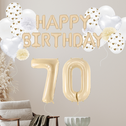 Geburtstagsdeko Set zum 70. Geburtstag