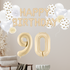 Geburtstagsdeko Set zum 90. Geburtstag