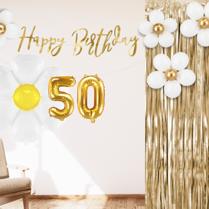50. Geburtstag Deko Gänseblümchen (11-teilig)