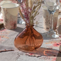 Vase oval terracotta (1 Stück)
