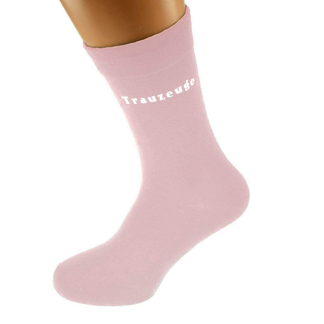 Hochzeit Socken Trauzeuge rosa