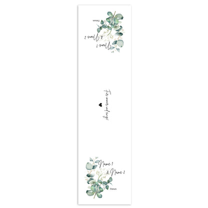 Personalisierter Tischläufer Eukalyptus (1 Stück)