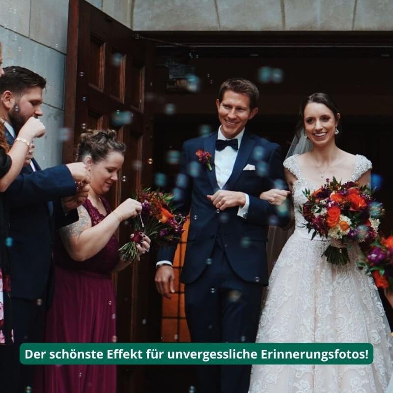 seifenblasen röhrchen hochzeit mit herz