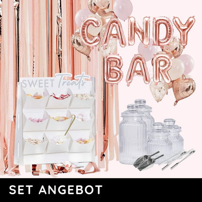 SET ANGEBOT: Candy Bar Deko Set - L  (62-teilig)