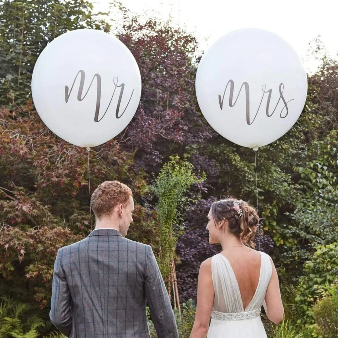 Lustballons XXl Hochzeit Mr und Mrs
