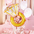 folienballon diamant ring