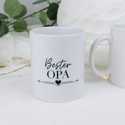 Geschenk Tasse aus Keramik für den Opa