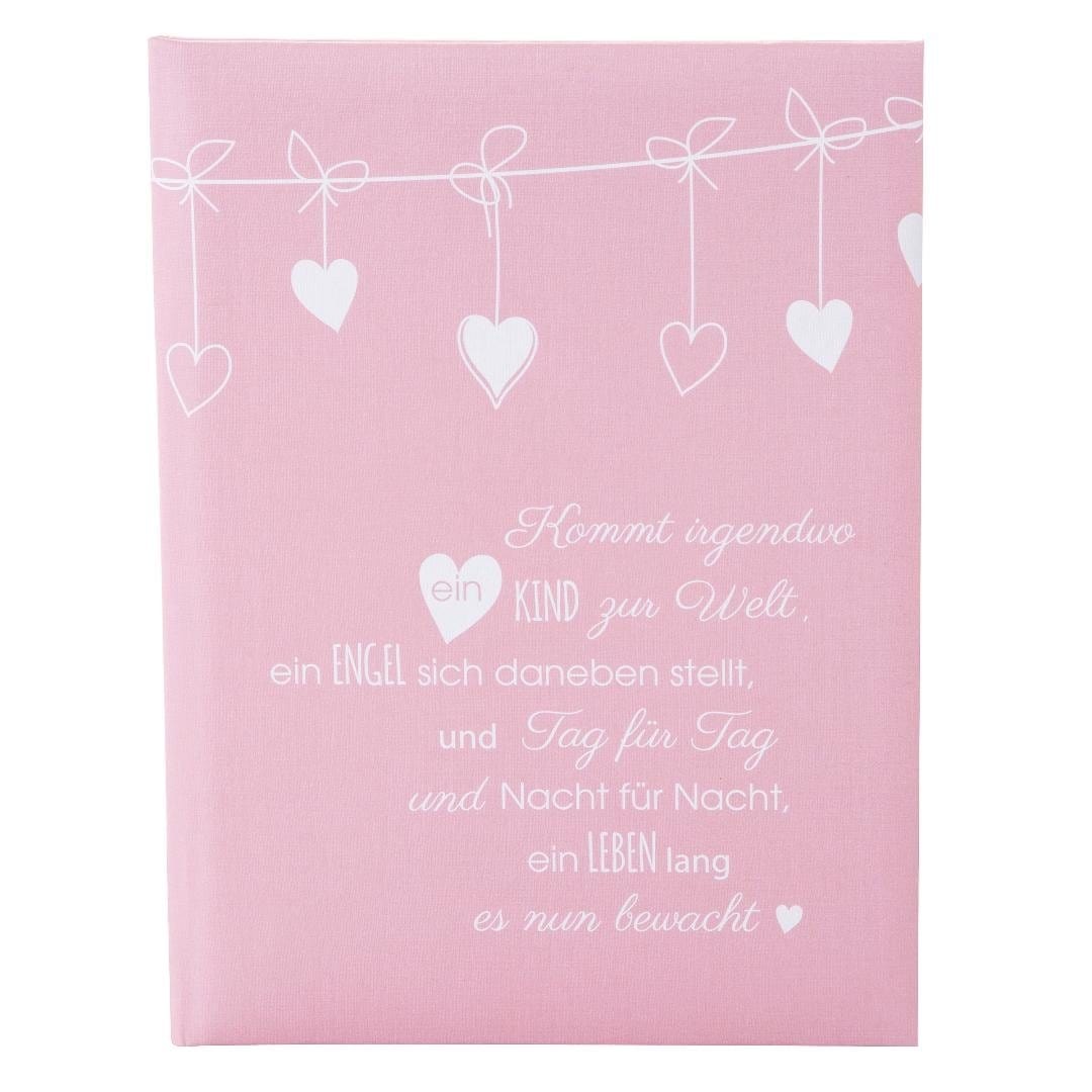 Baby Tagebuch mit spruch von goldbuch  rosa