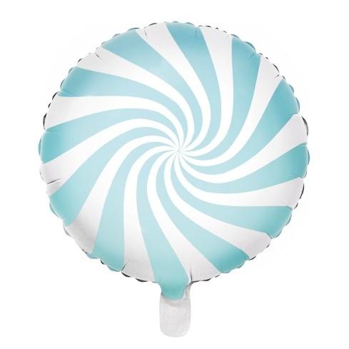Folienballon Bonbon blau