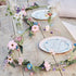 Blumengirlande Boho als Hochzeitsdeko