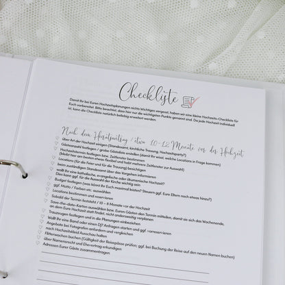 Checkliste Hochzeit Download