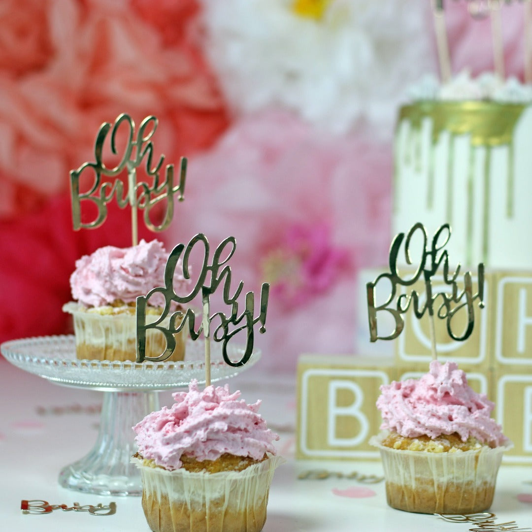 Cupcake Sticks Baby Shower Party