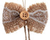 Vintage Jute Deko Schleifen 