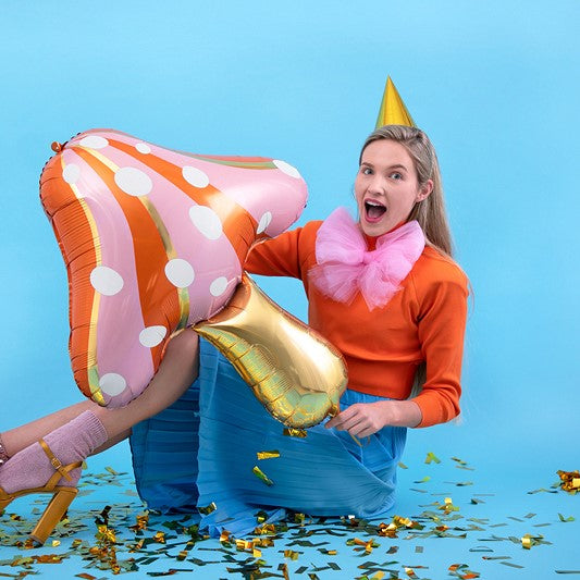 Folienballon Fliegenpilz für Geburtstag