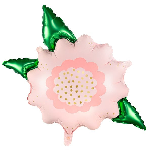 Folienballon Blume rosa