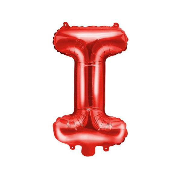 Folienballon Buchstabe I in rot