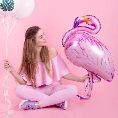 Folienballon rosa Flamingo