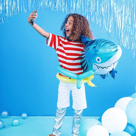 Folienballon Hai Kindergeburtstag