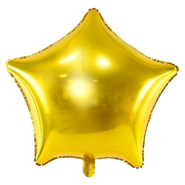 Folienballon Stern gold