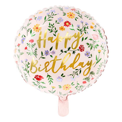 Folienballon rund für Geburtstag