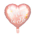 Folienballon Herz Mom to be für Babyparty
