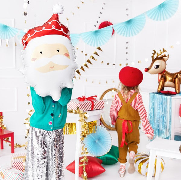 Folienballon Nikolaus Gesicht